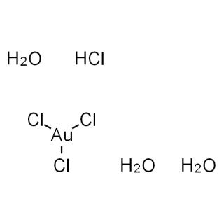 Hydrogen tetrachloroaurate(III) trihydrate